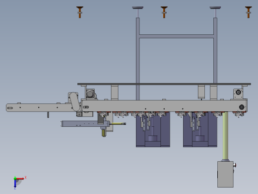 工业小风扇CCD检测贴标一体机sw17可编辑俯视缩略图