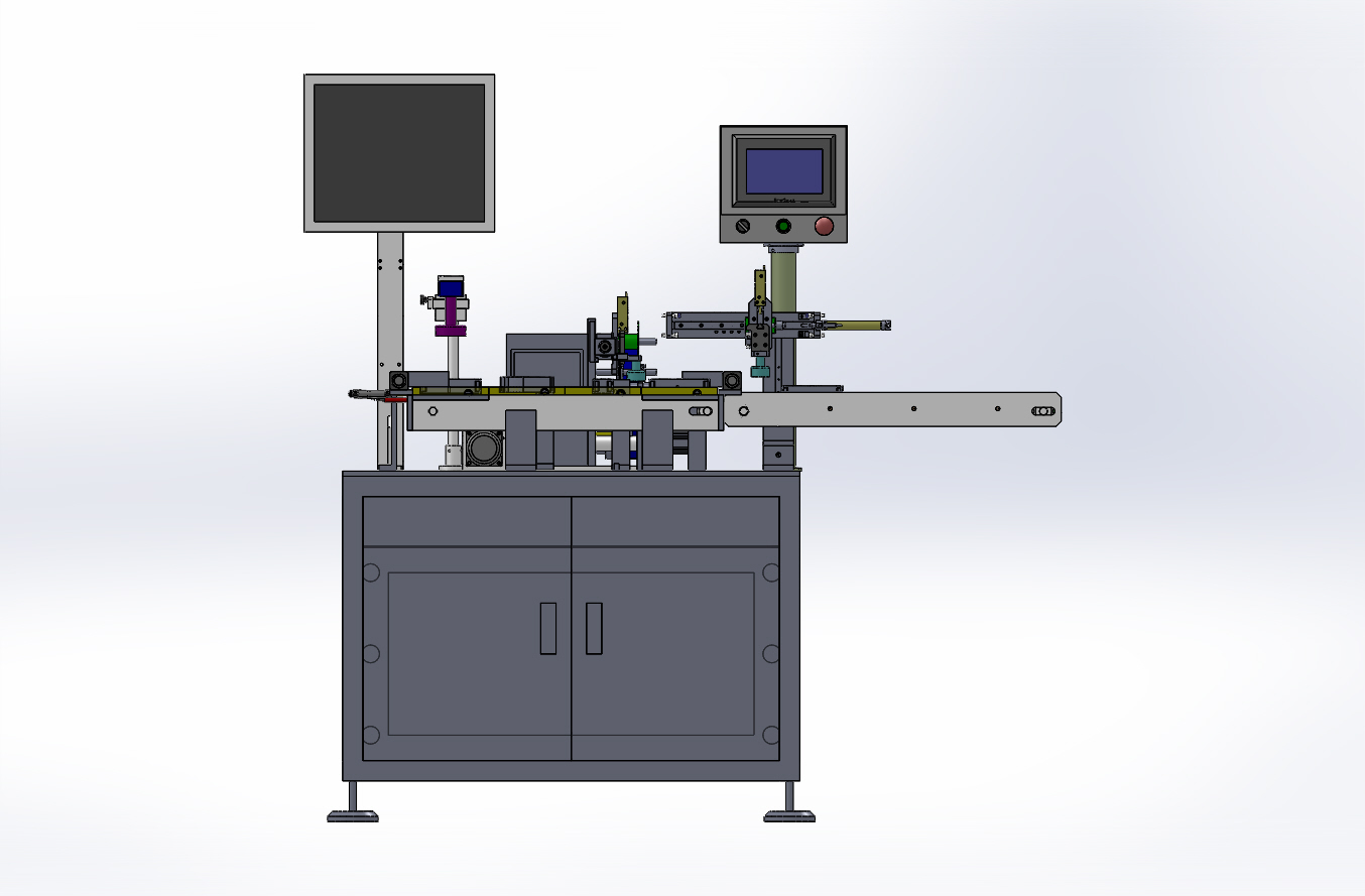 工业小风扇CCD检测贴标一体机sw17可编辑