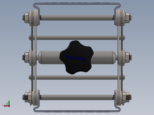 screw-jacks螺旋千斤顶升降台3D图纸 STEP格式后视缩略图