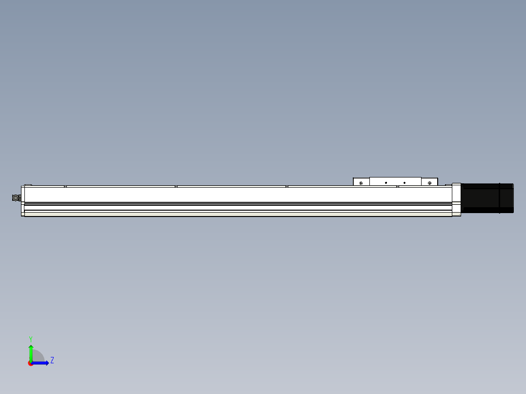 Toyo东佑达直线模组-ECH17-850-BC-750W左视图