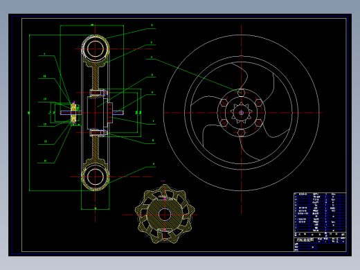 新型电动自行车及动力反馈制动系统设计【机+电】【10张图纸】