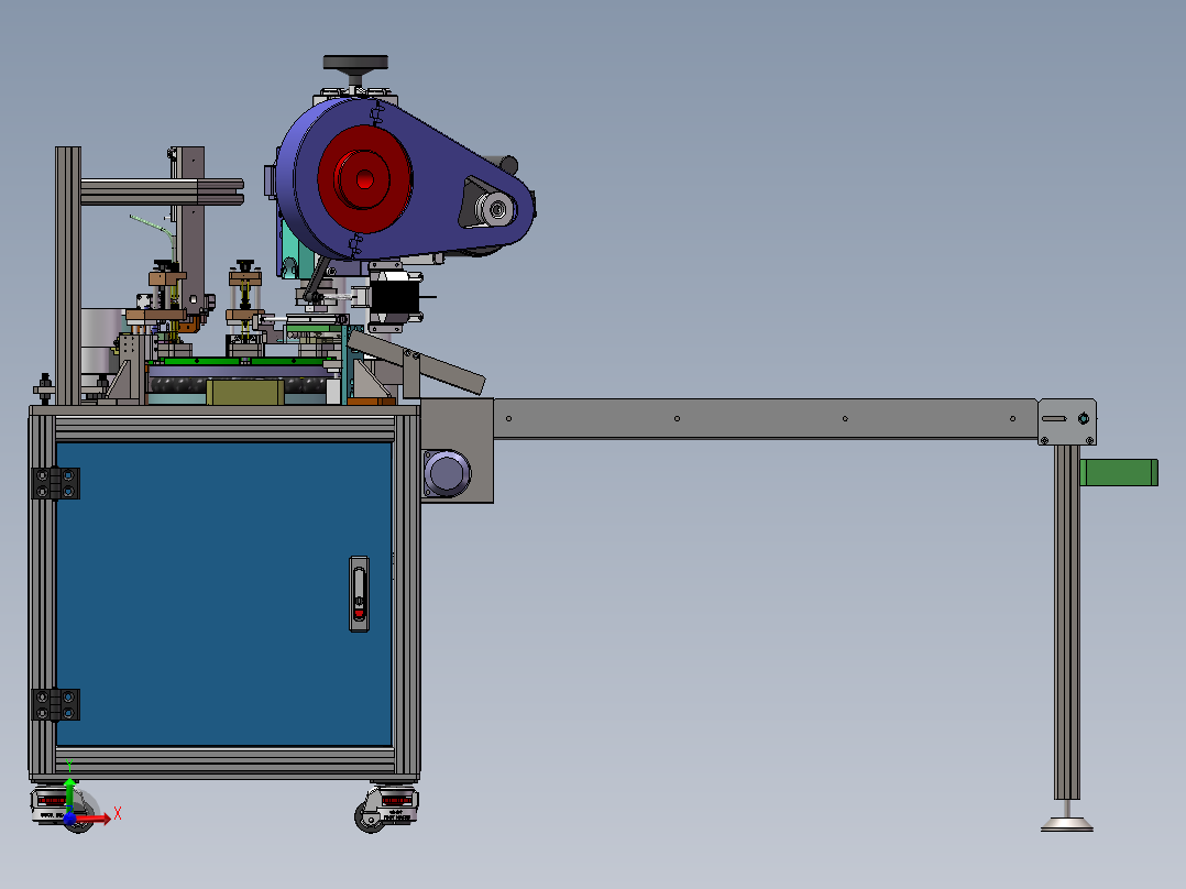 T517 转盘铆合机前视图