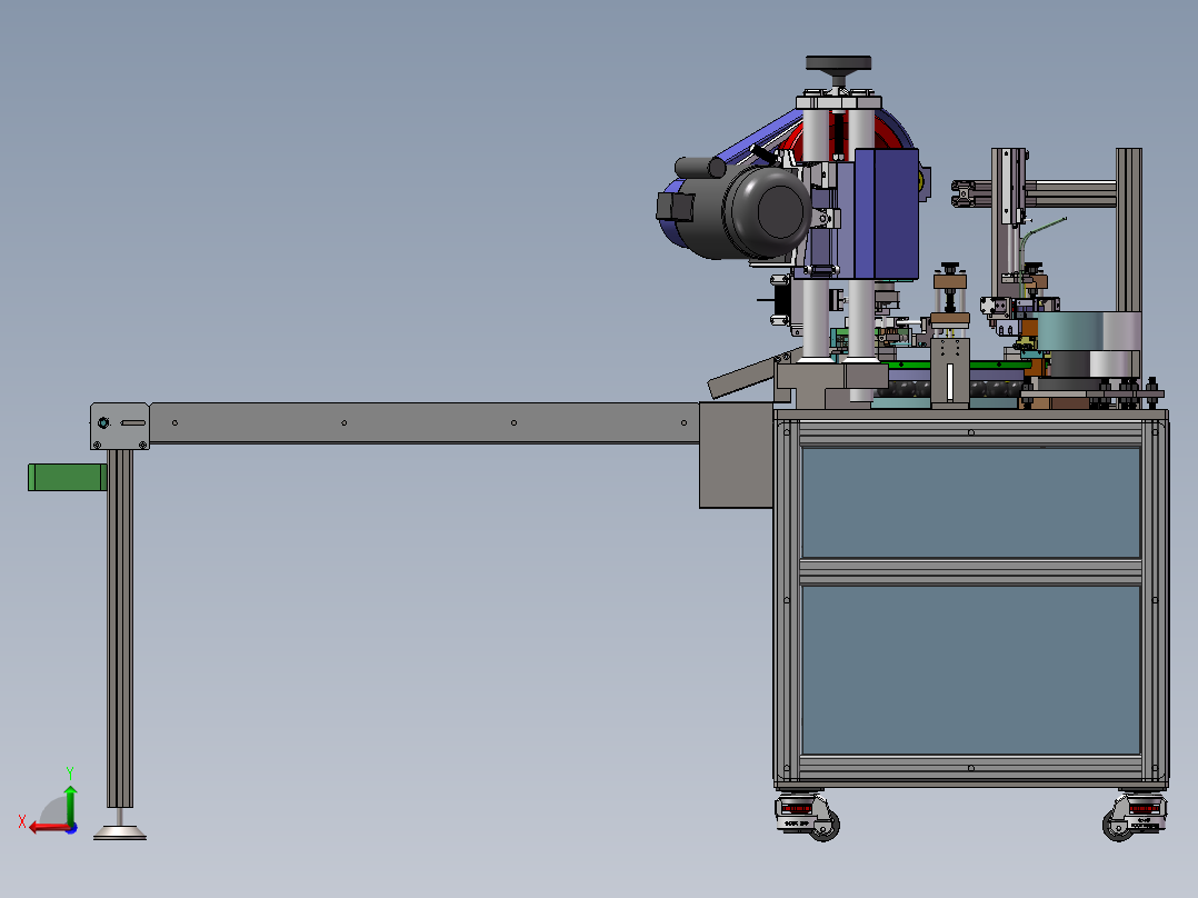 T517 转盘铆合机后视图