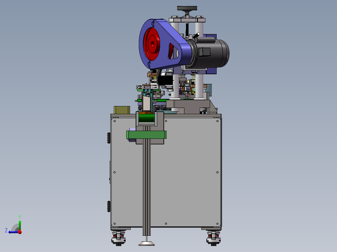 T517 转盘铆合机右视图