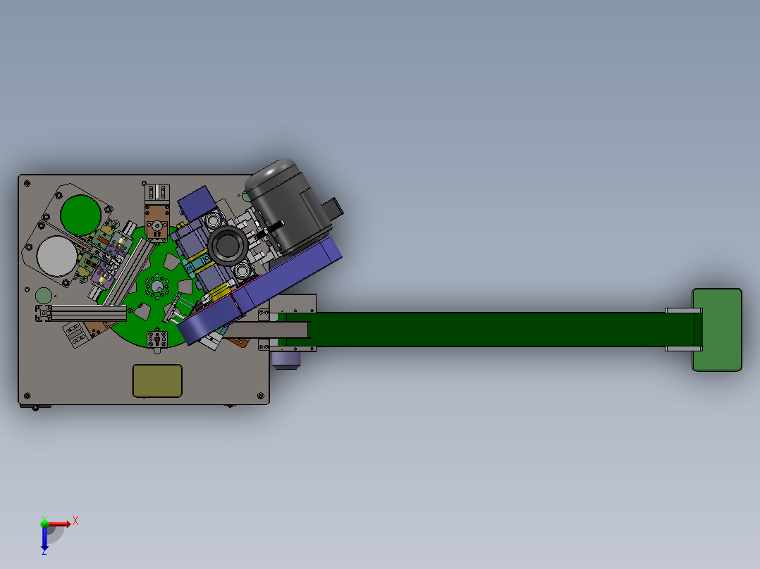 T517 转盘铆合机俯视图