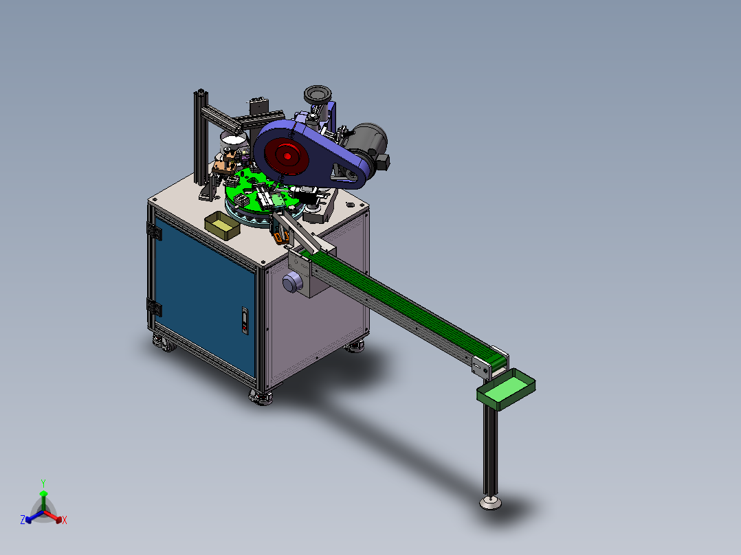 T517 转盘铆合机正等轴测图