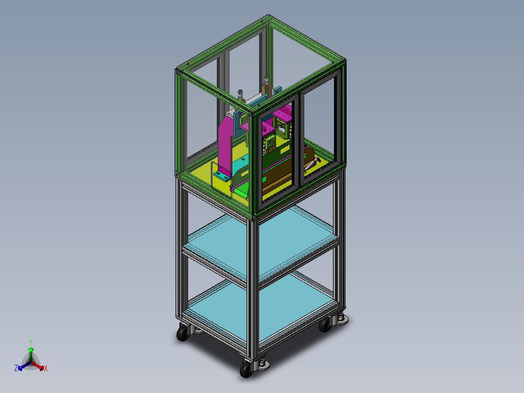 2022.10月-电子模块插头组装机sw18可编辑正等轴测图