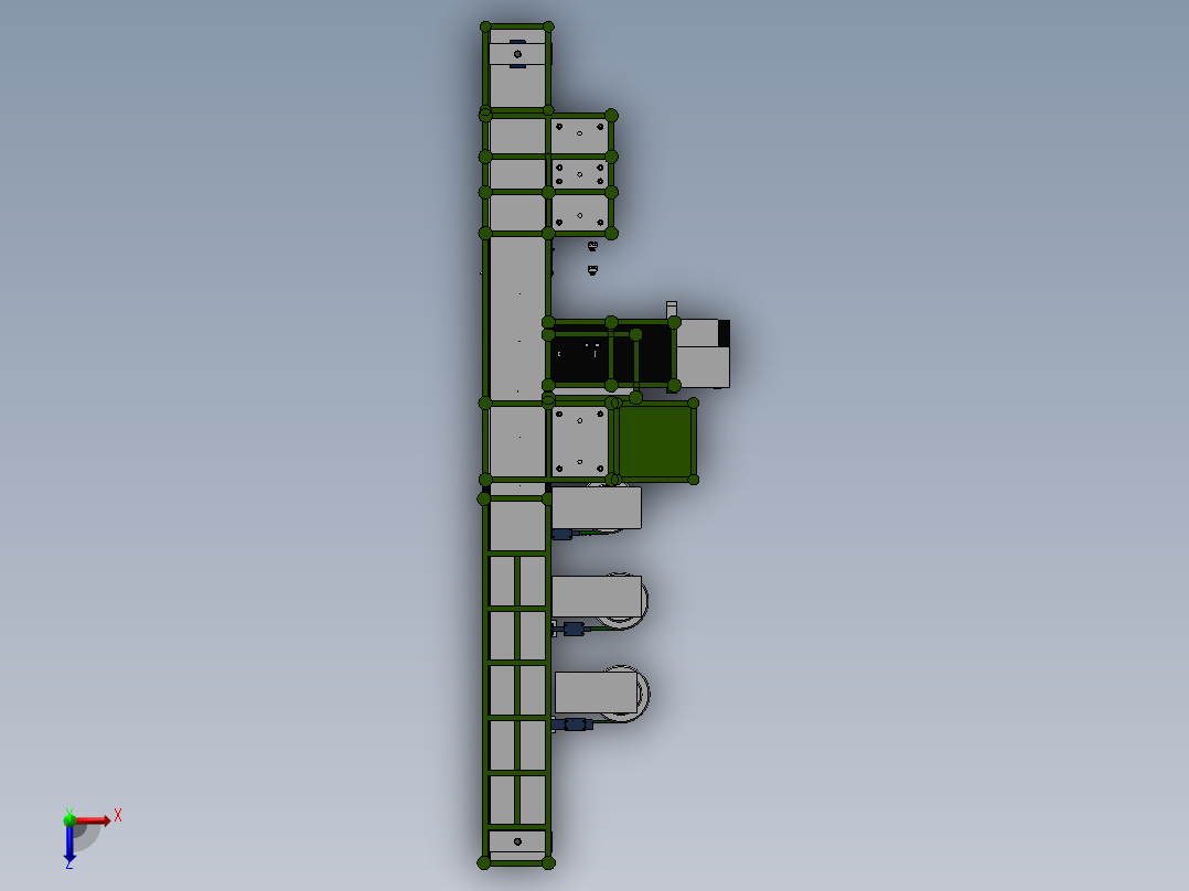 马达组装流水线电机自动组装线方案俯视图