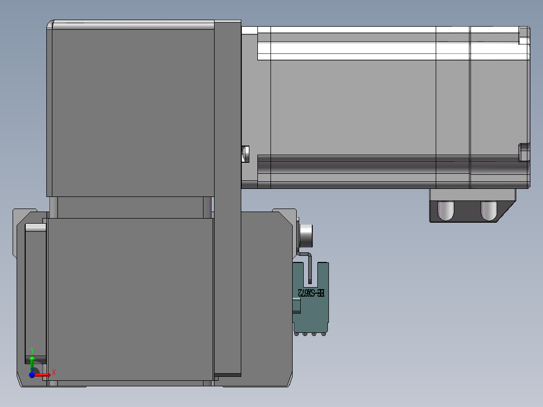 MTB同步带半封闭MTB10-LU-60前视图
