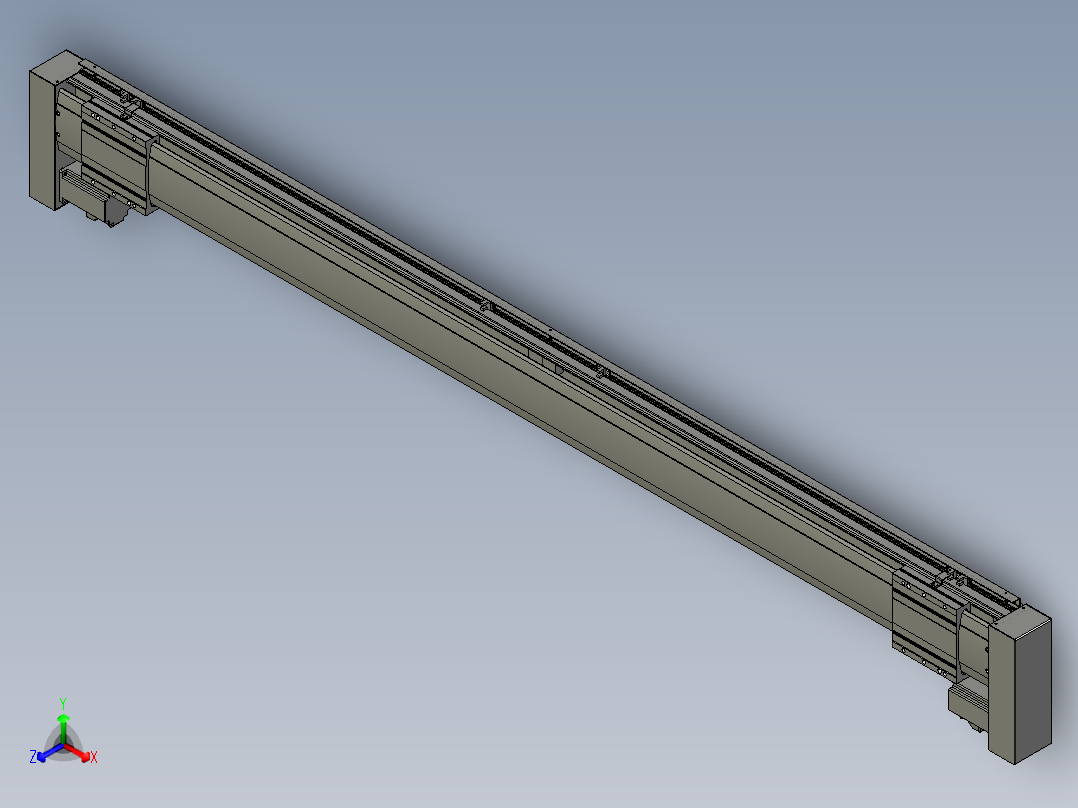 威洛博双电机滑台-VF14D2-S750-BLR-P40-C6主视图