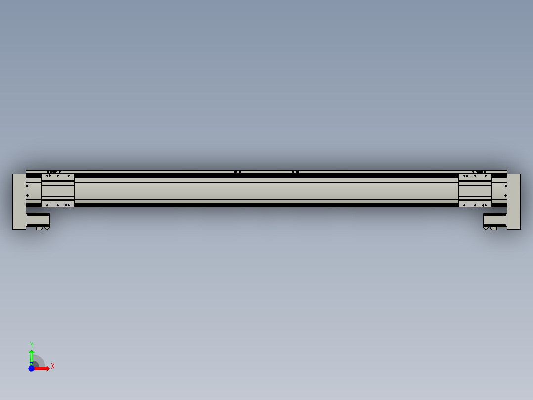 威洛博双电机滑台-VF14D2-S750-BLR-P40-C6前视图