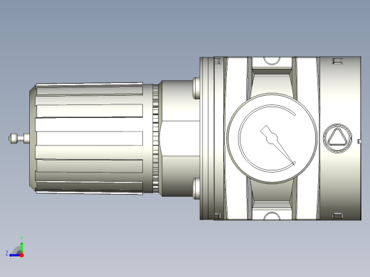 标准手动压力调节器P3Y AIR PREP SYSTEM AIR PRESSURE REGULATORS - P3YR SERIES (16)右视缩略图