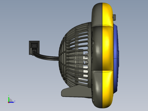 五角星小风扇左视缩略图
