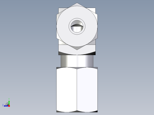 卡套式工业通用硬管接头EO_Union_elbow_W04LLCF右视缩略图