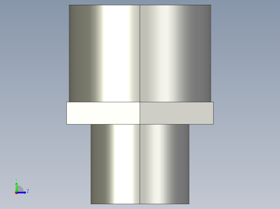 船舶管路系统SeaCor_PVC-SS_SPIGxFPT_37J178005_0.5in左视图