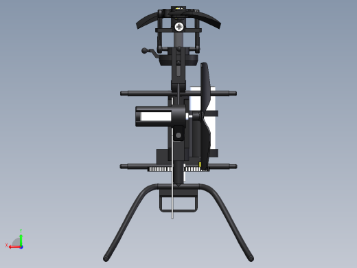 简易RC遥控飞机模型框架3D图纸 Solidworks设计后视缩略图