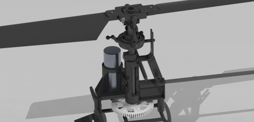 简易RC遥控飞机模型框架3D图纸 Solidworks设计缩略图