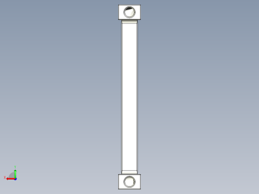 取手(鋁合金)(A)MG-3D多系列多零件图纸模型后视缩略图