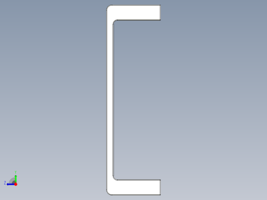 取手(鋁合金)(A)MG-3D多系列多零件图纸模型右视缩略图