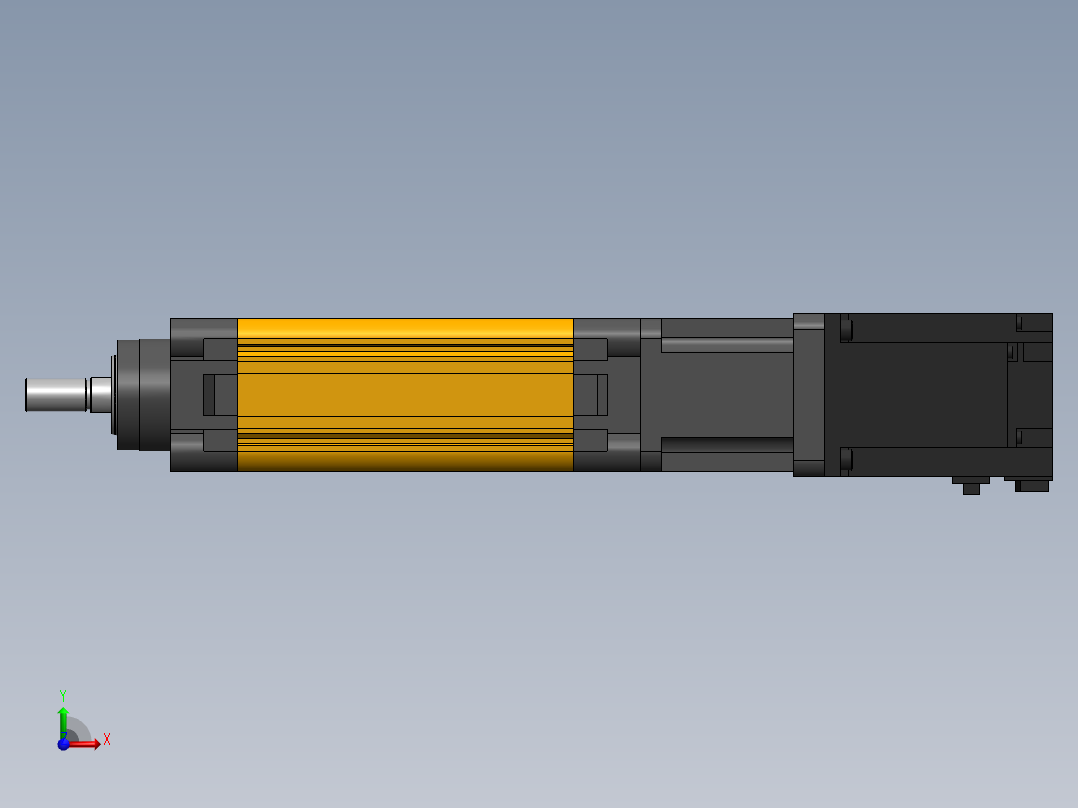 电动缸MES63-D-750W前视图