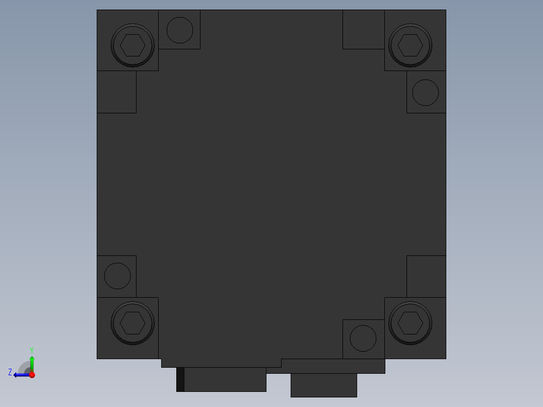 电动缸MES63-D-750W右视图