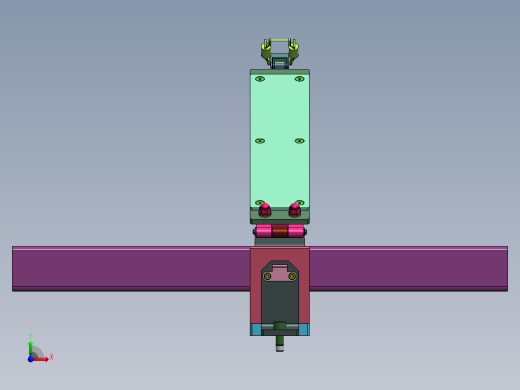 简易工件夹具前视缩略图