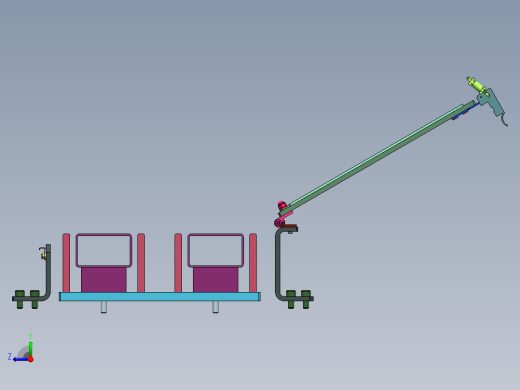 简易工件夹具右视缩略图