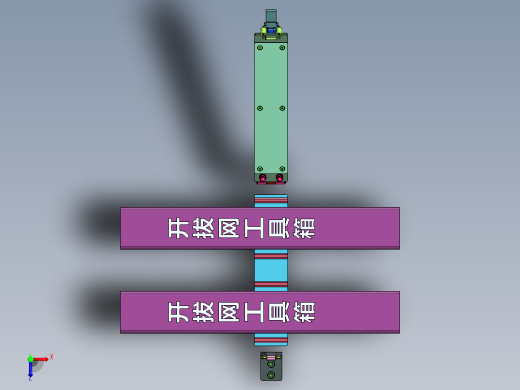 简易工件夹具俯视缩略图