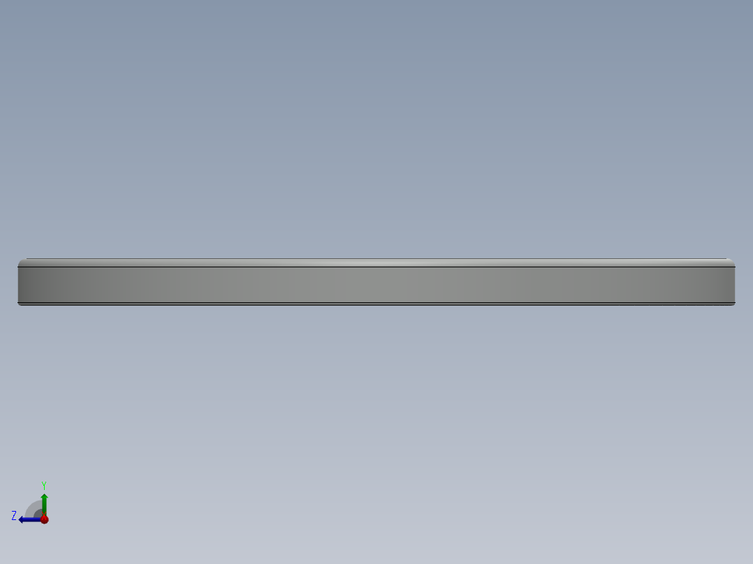 紧固件-1.0000 Flat Washer右视图