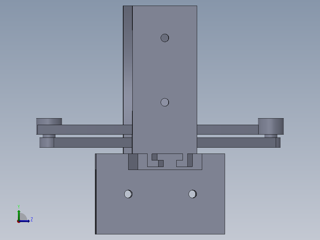 滑动机构左视图