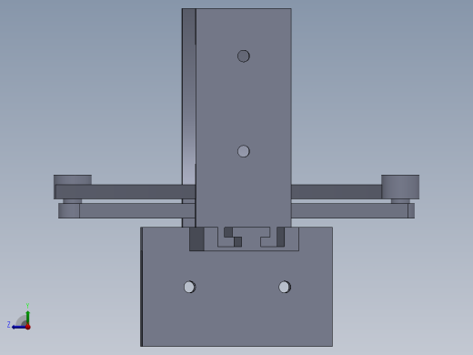滑动机构右视缩略图