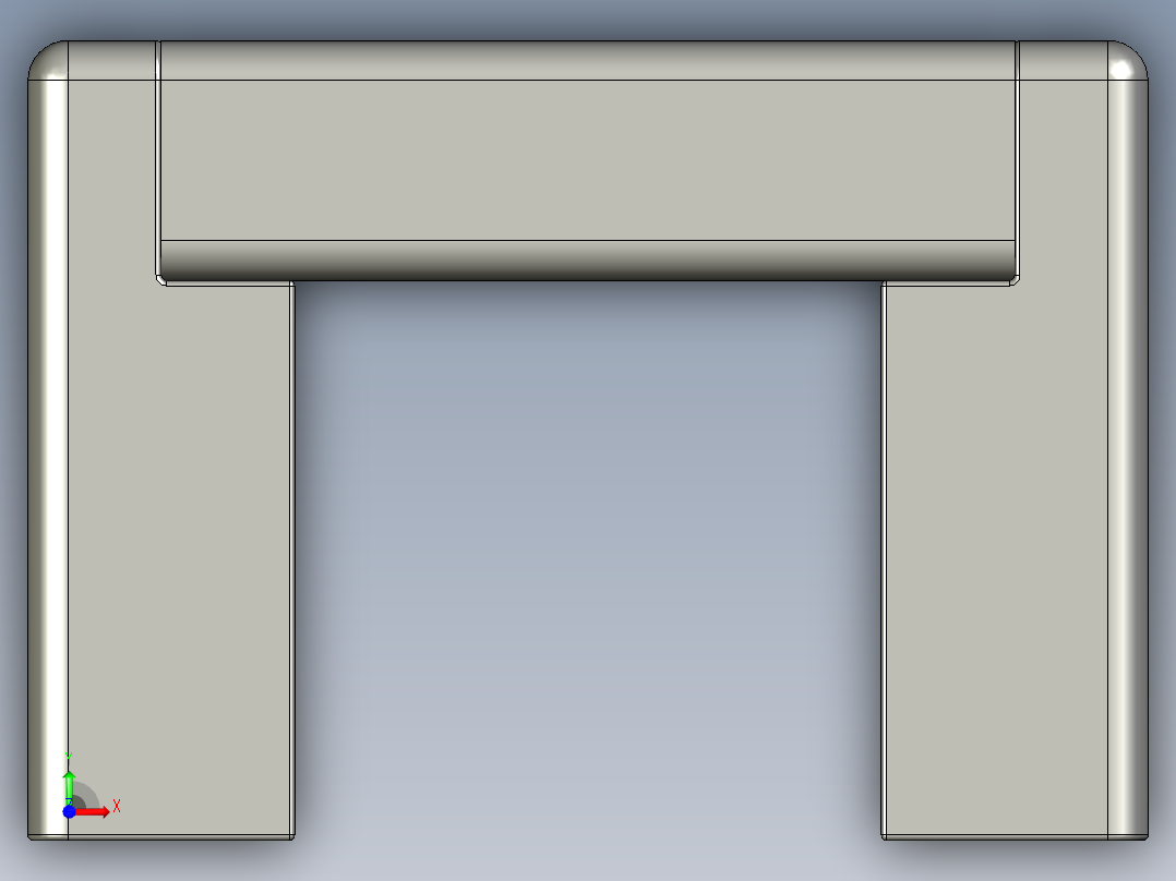 取手(鋁合金)UG-3D多系列多零件图纸模型前视图