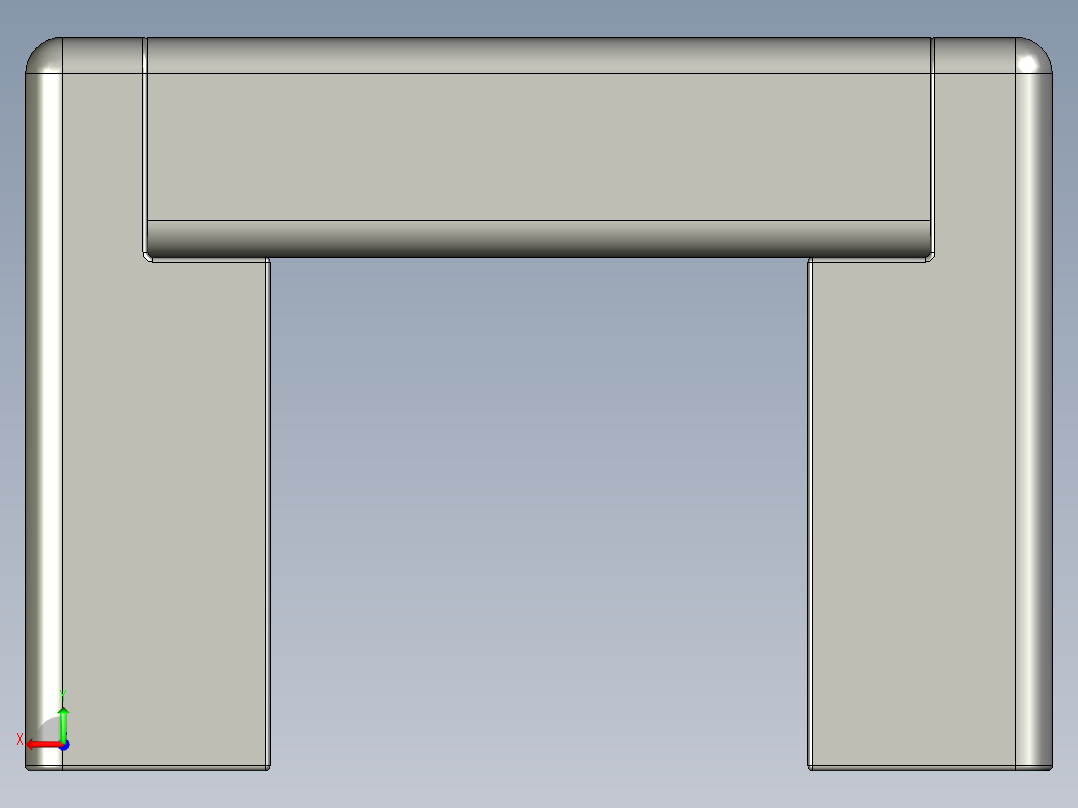 取手(鋁合金)UG-3D多系列多零件图纸模型后视图