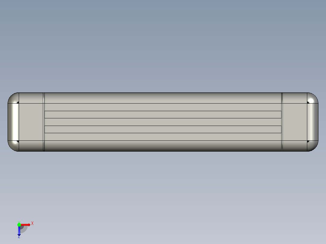 取手(鋁合金)UG-3D多系列多零件图纸模型俯视图