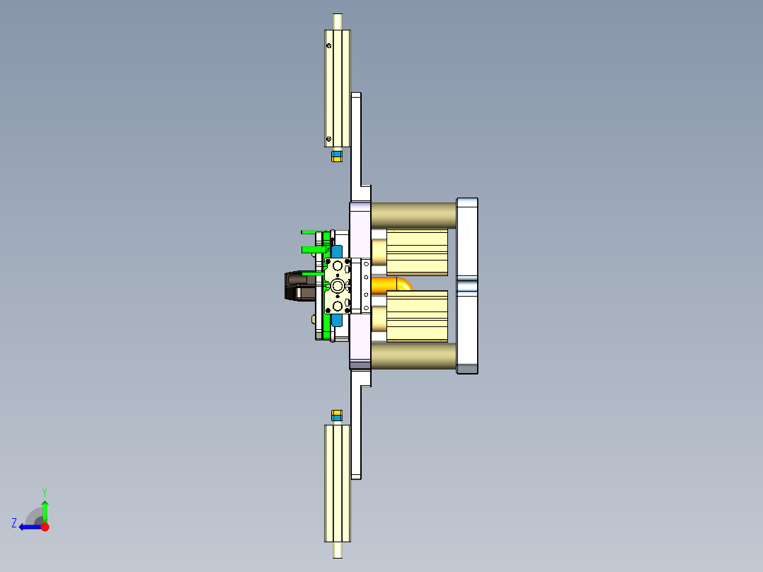 Z581C-笔记本CNC工装夹具三维模型CNC7-0806右视图