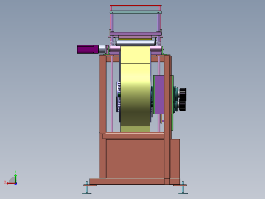 纸板冲裁机sw18可编辑后视缩略图