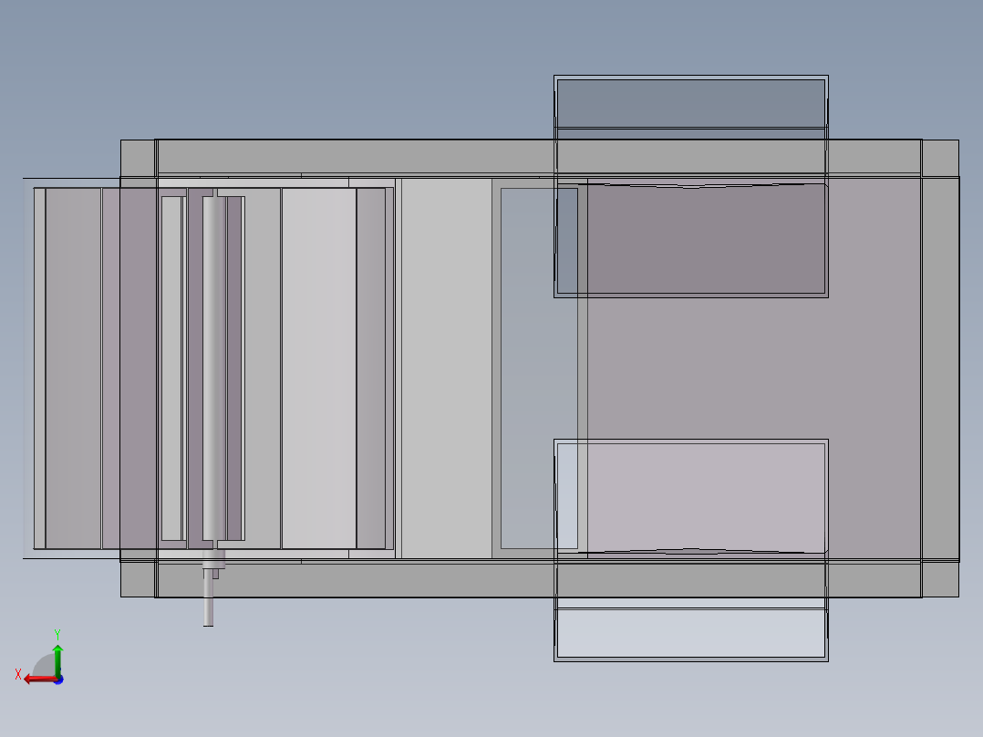 农用风选机sw18后视图