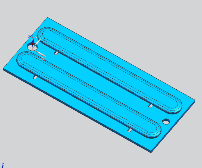 电脑摄像头保护盖外观面开粗UG编程程序模型