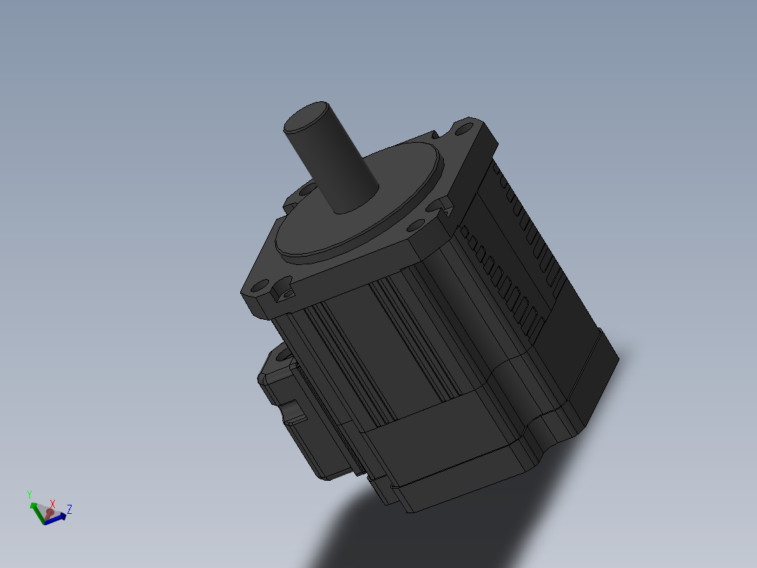 电机INOVANCE MSIH1-20B30CB-A331Z主视图