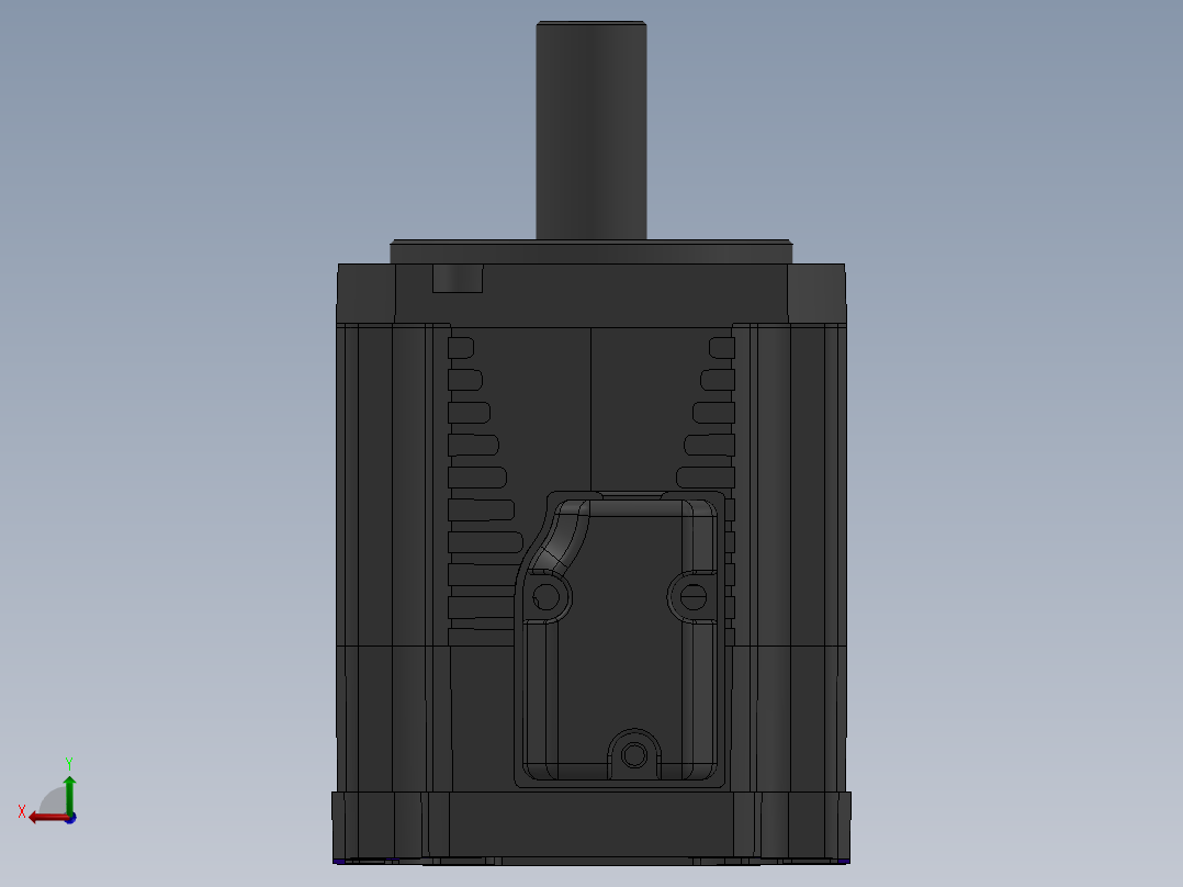 电机INOVANCE MSIH1-20B30CB-A331Z后视图