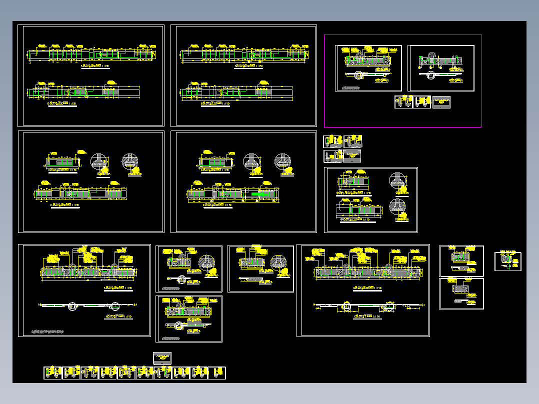 大渡河路围墙改造施工图
