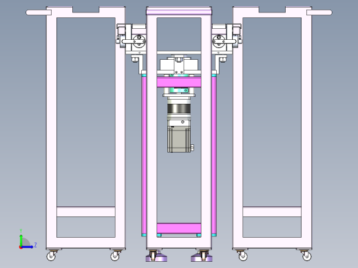 半导体晶圆盒转运架左视缩略图