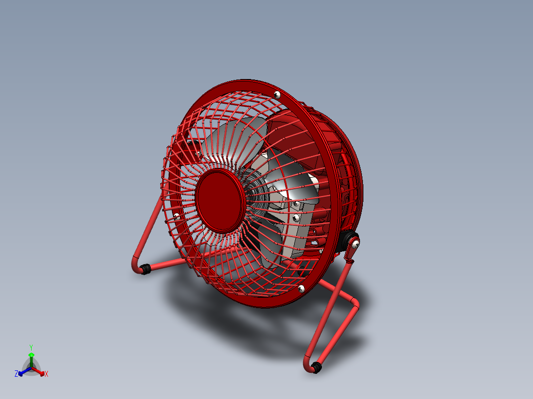 风扇(41)正等轴测图