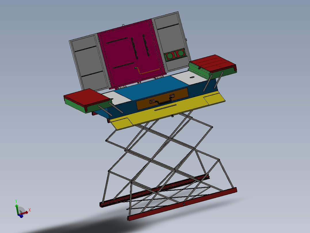 A2004470-便携式工具桌