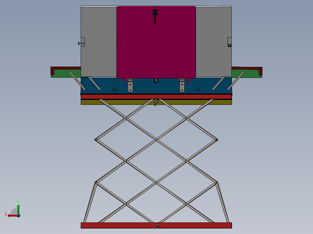 A2004470-便携式工具桌后视图