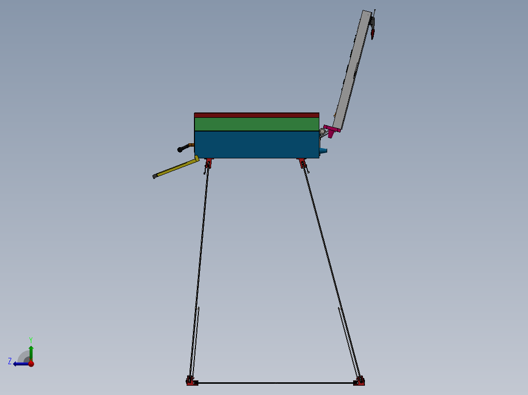 A2004470-便携式工具桌右视图