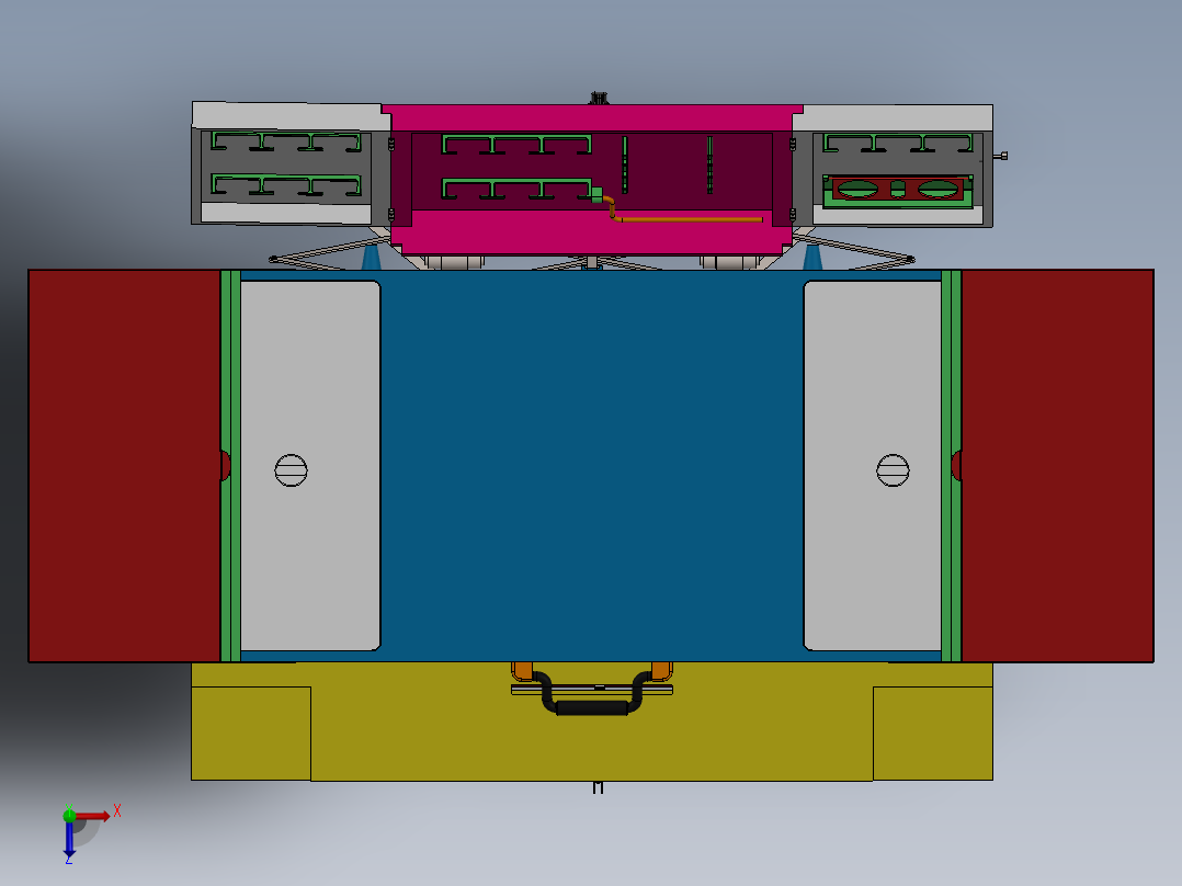 A2004470-便携式工具桌俯视图