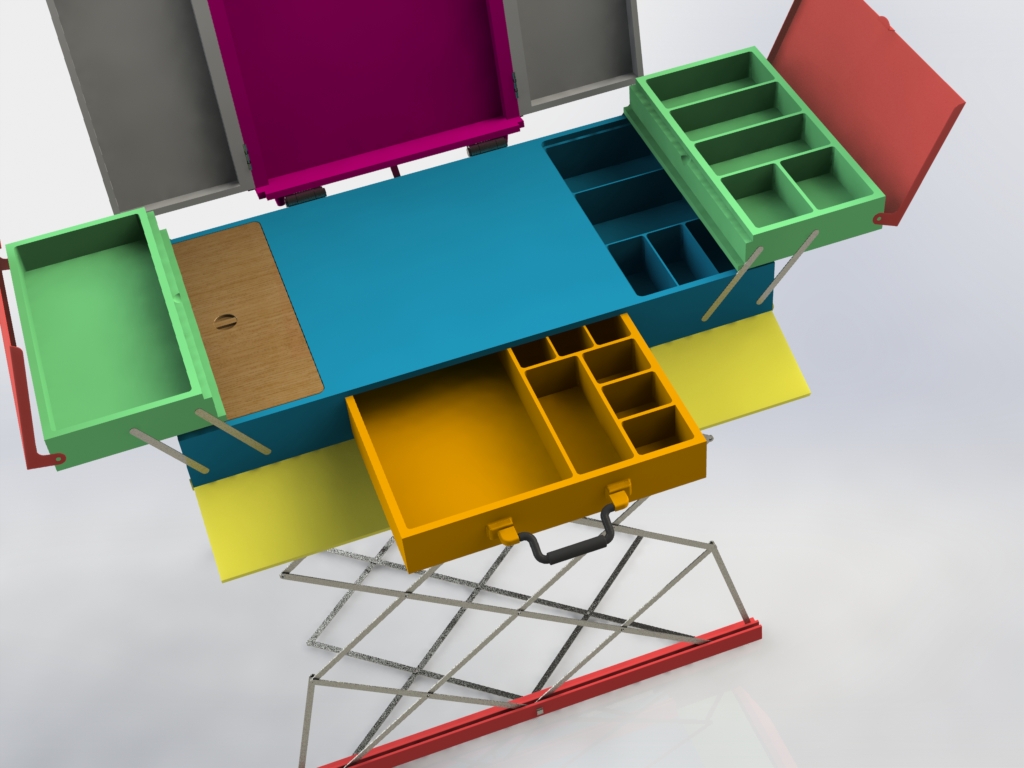 A2004470-便携式工具桌