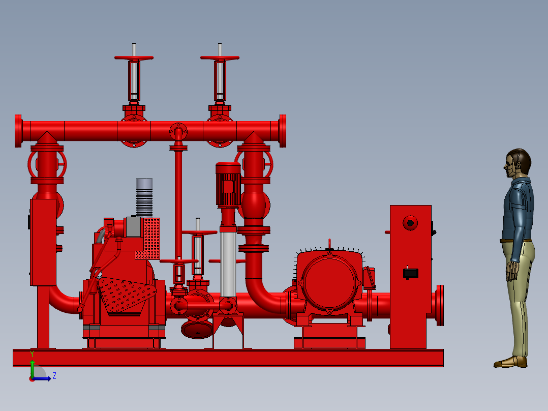 泵、水泵(91)左视图