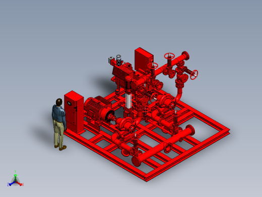 泵、水泵(91)正等轴测缩略图